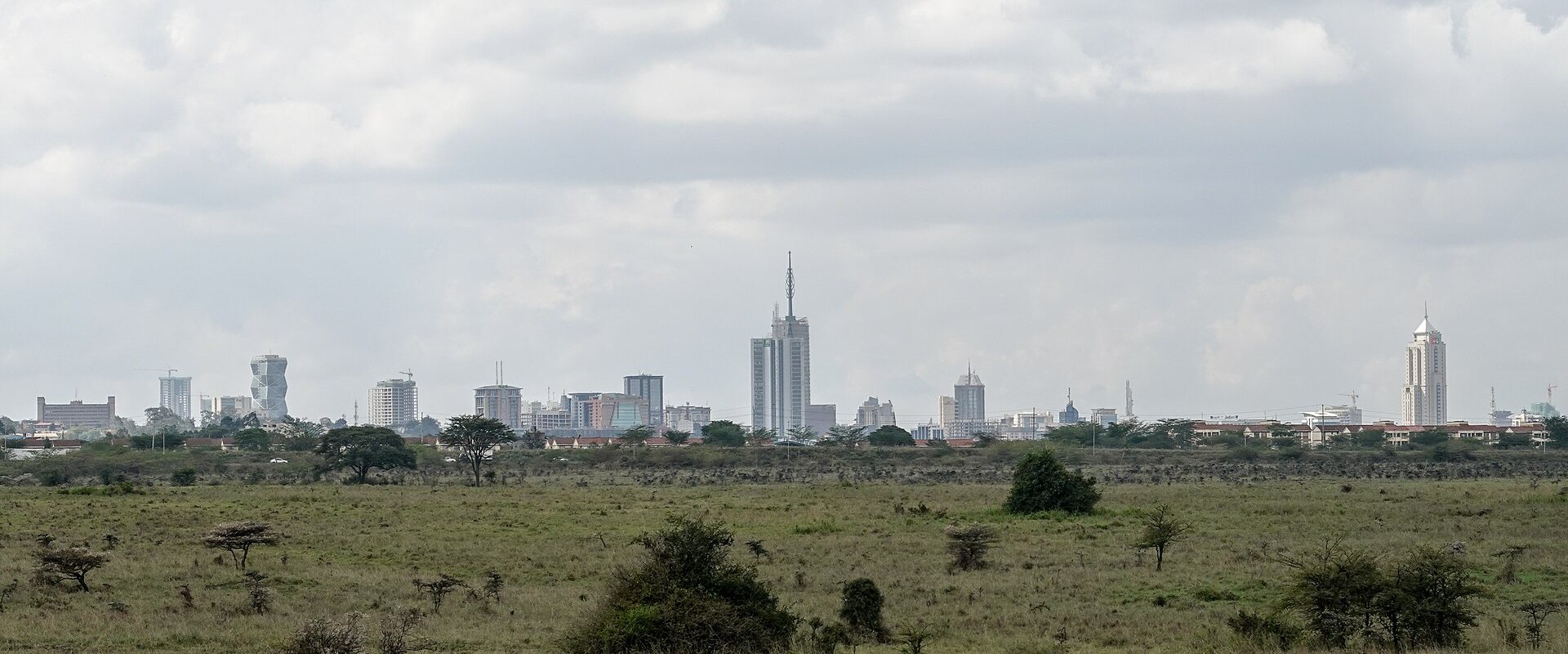 Nairobi skyline, Kenya