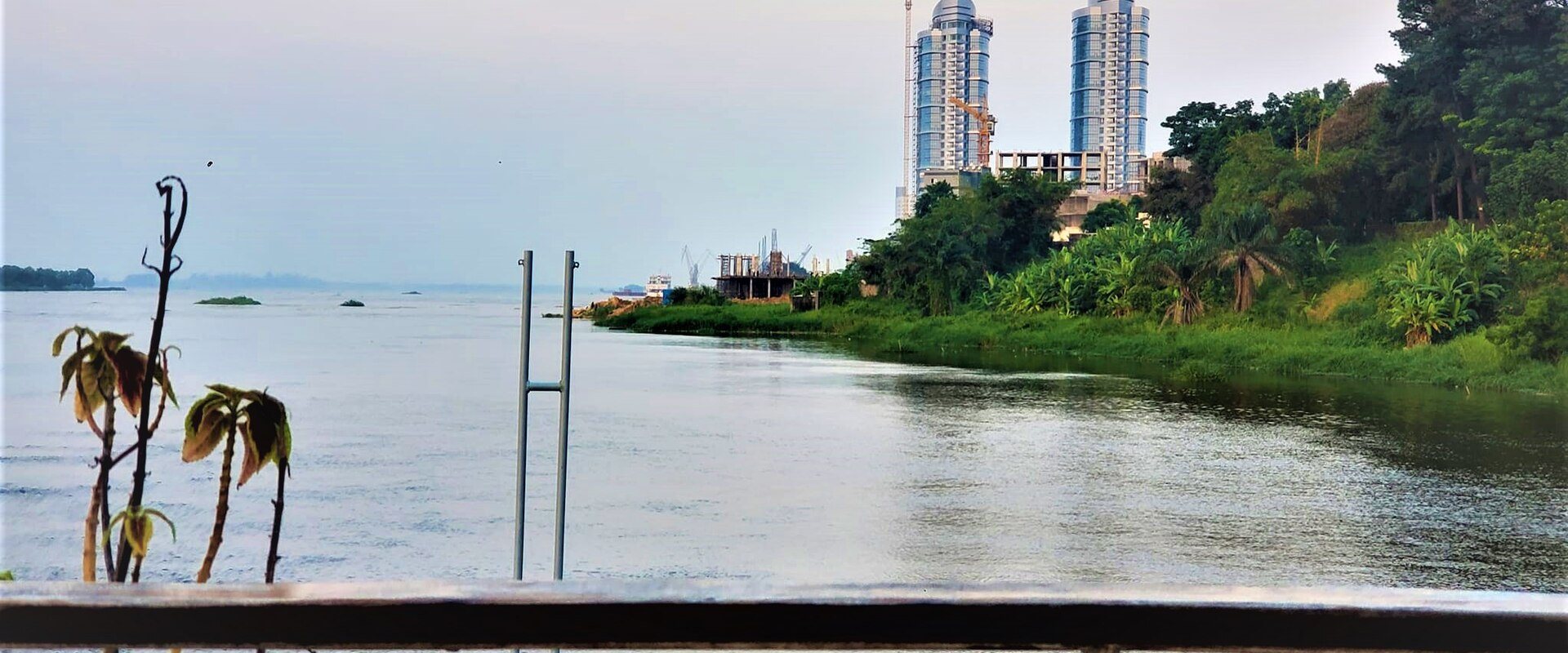 A view of Congo River from Kinshasa, Democratic Republic of the Congo (DRC)