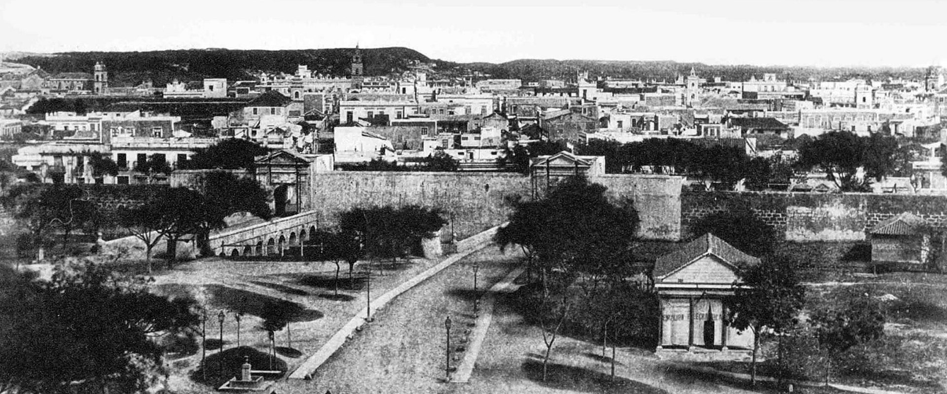 City Walls of Havana, Cuba, in 1870