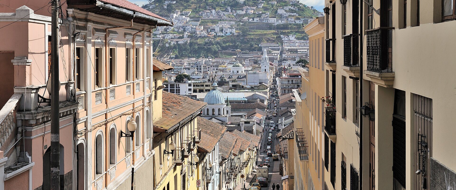 Quito calle García Moreno