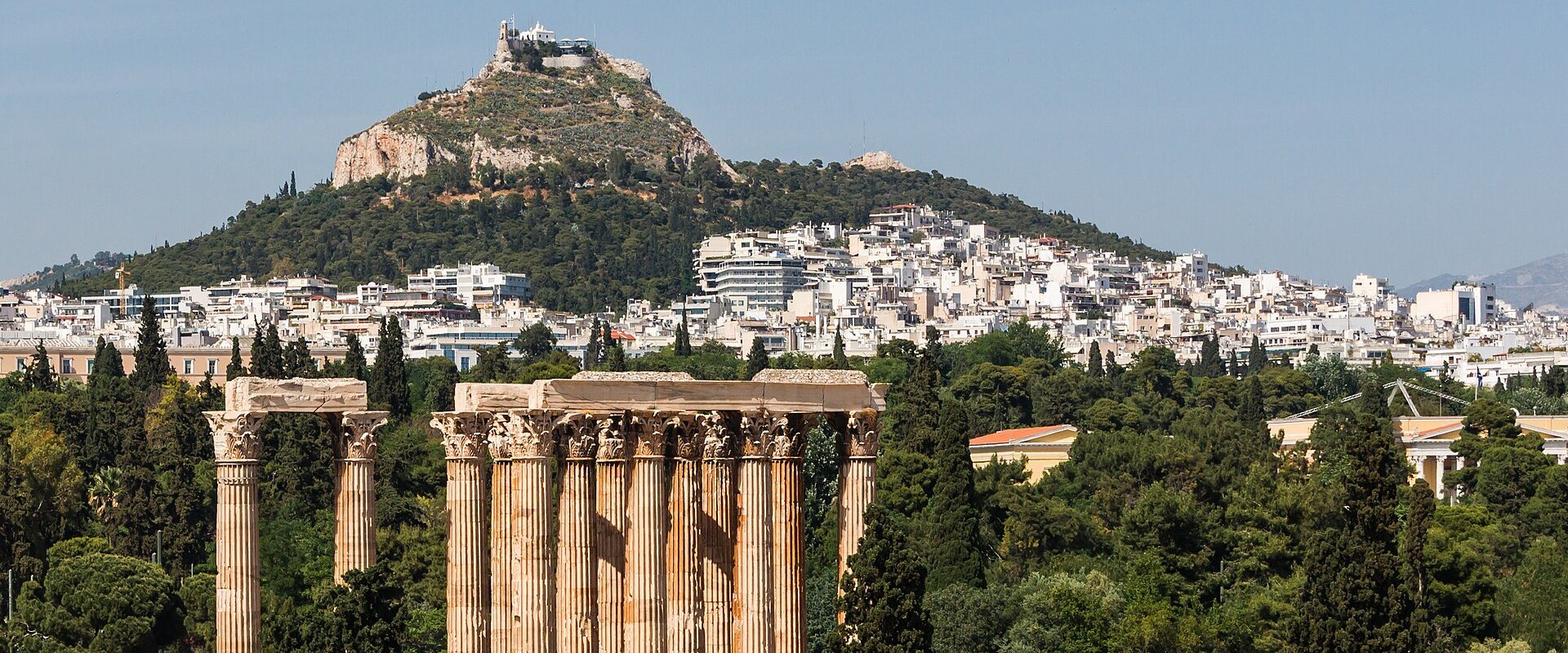 From Temple of Olympian Zeus to Lycabetus Athens Greece