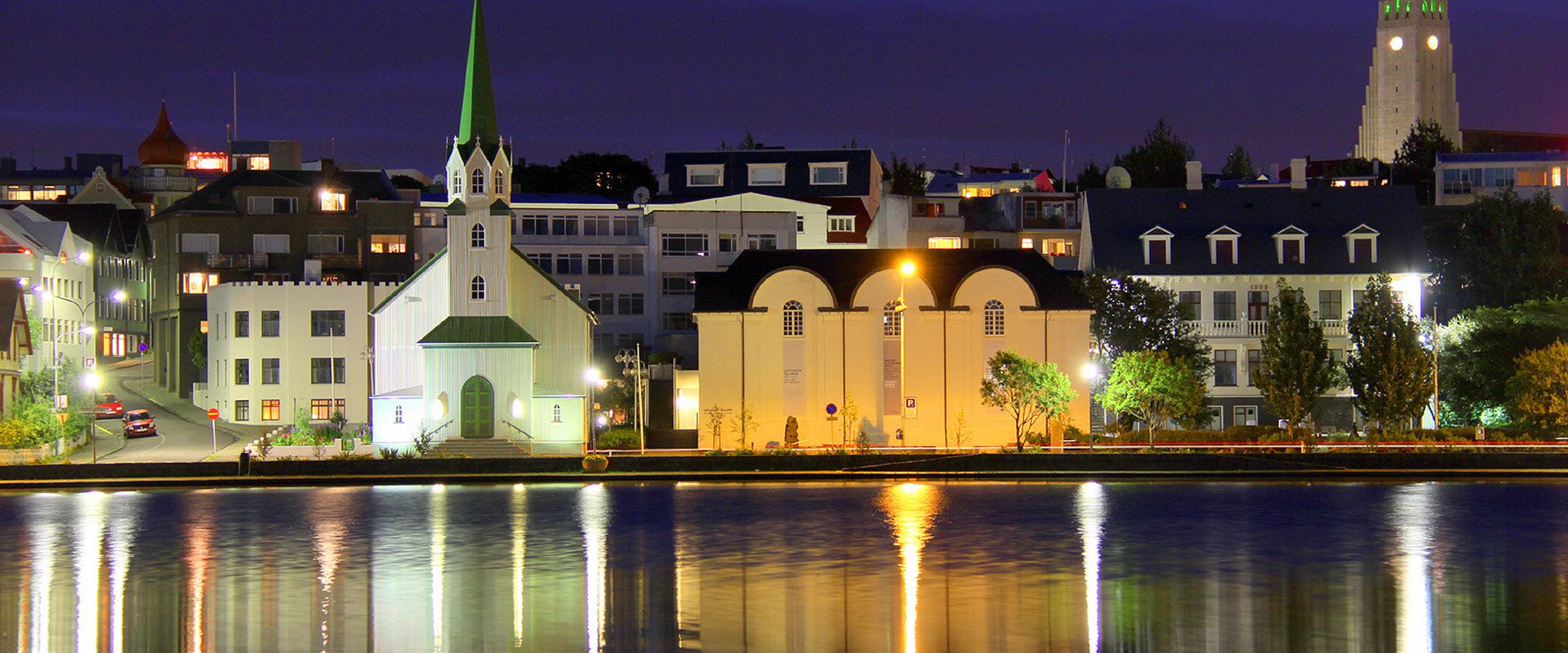 August Night In Reykjavik Iceland (59547682)
