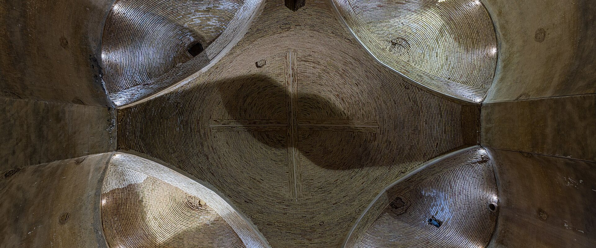 Celiing of Ab anbar in Nushabad city near Kashan, Iran