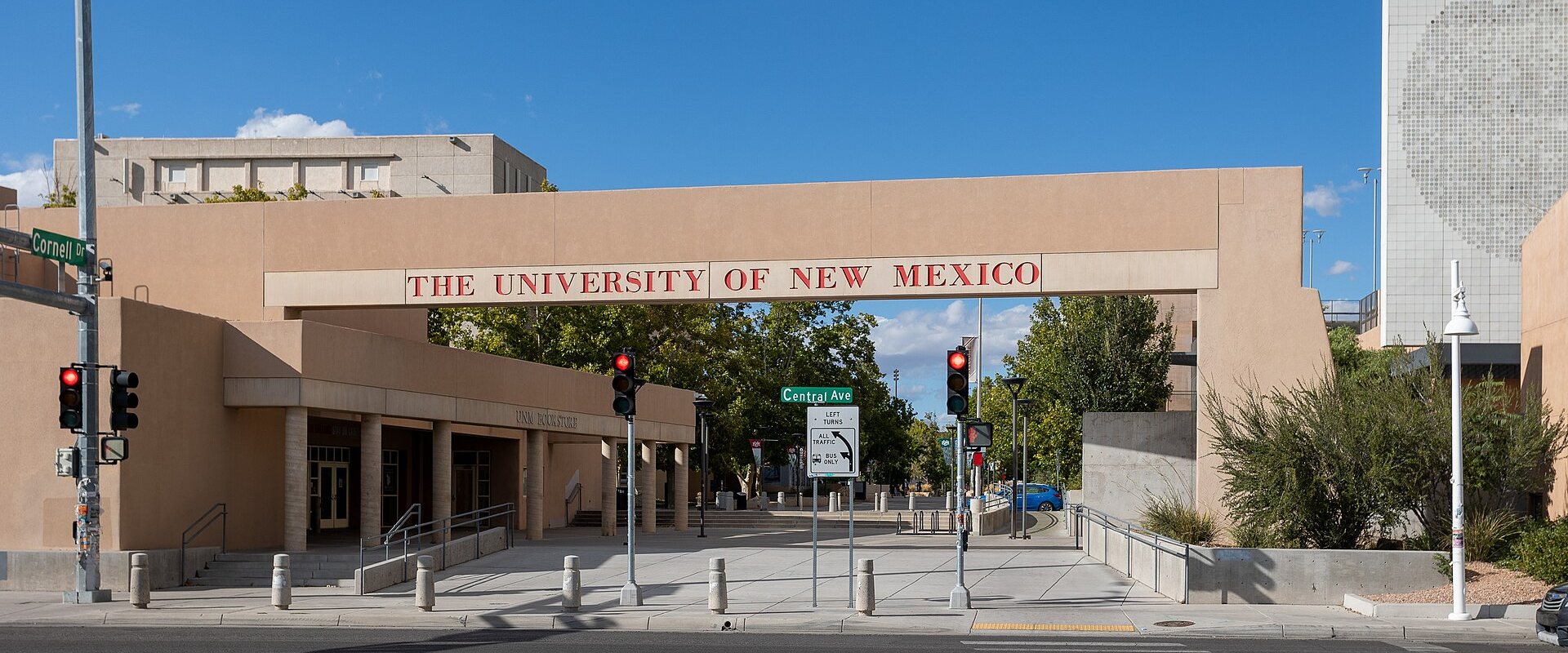 Entrance to the University of New Mexico, Albuquerque