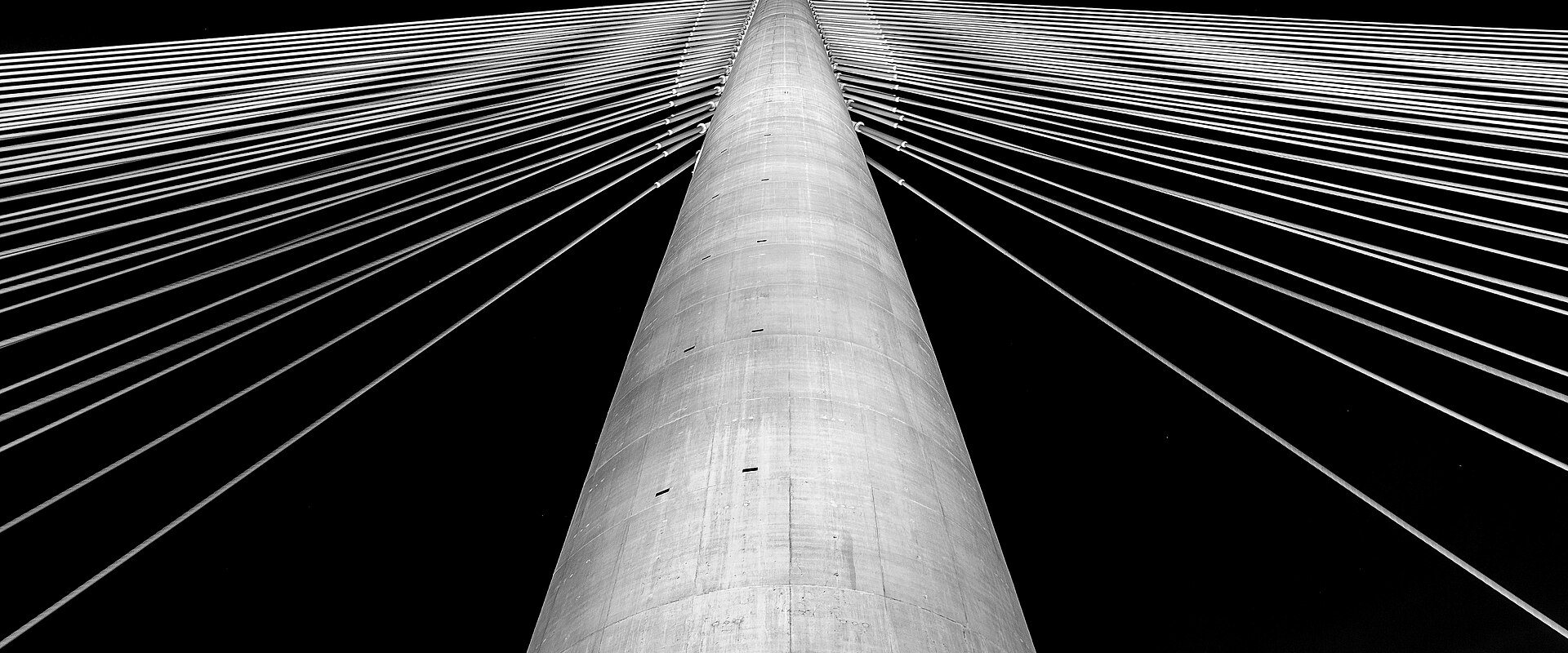 Ada Bridge pylon (Sava river, Belgrade)